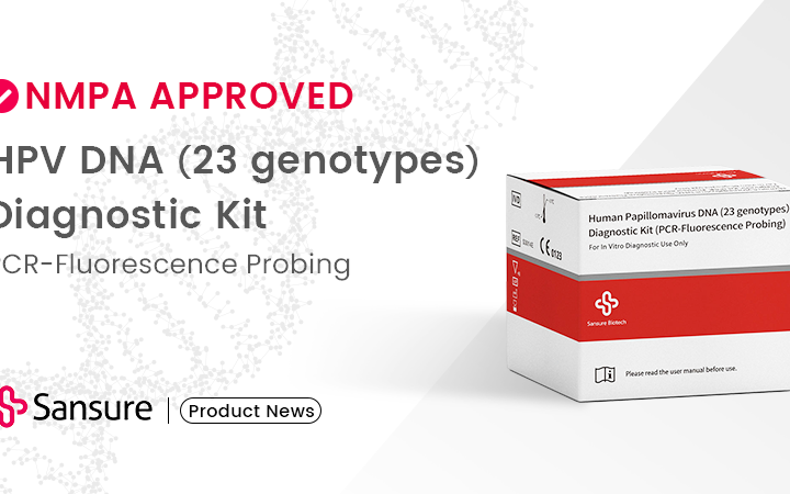 HPV DNA (23 genotypes) Diagnostic Kit from Sansure Biotech is Approved by NMPA