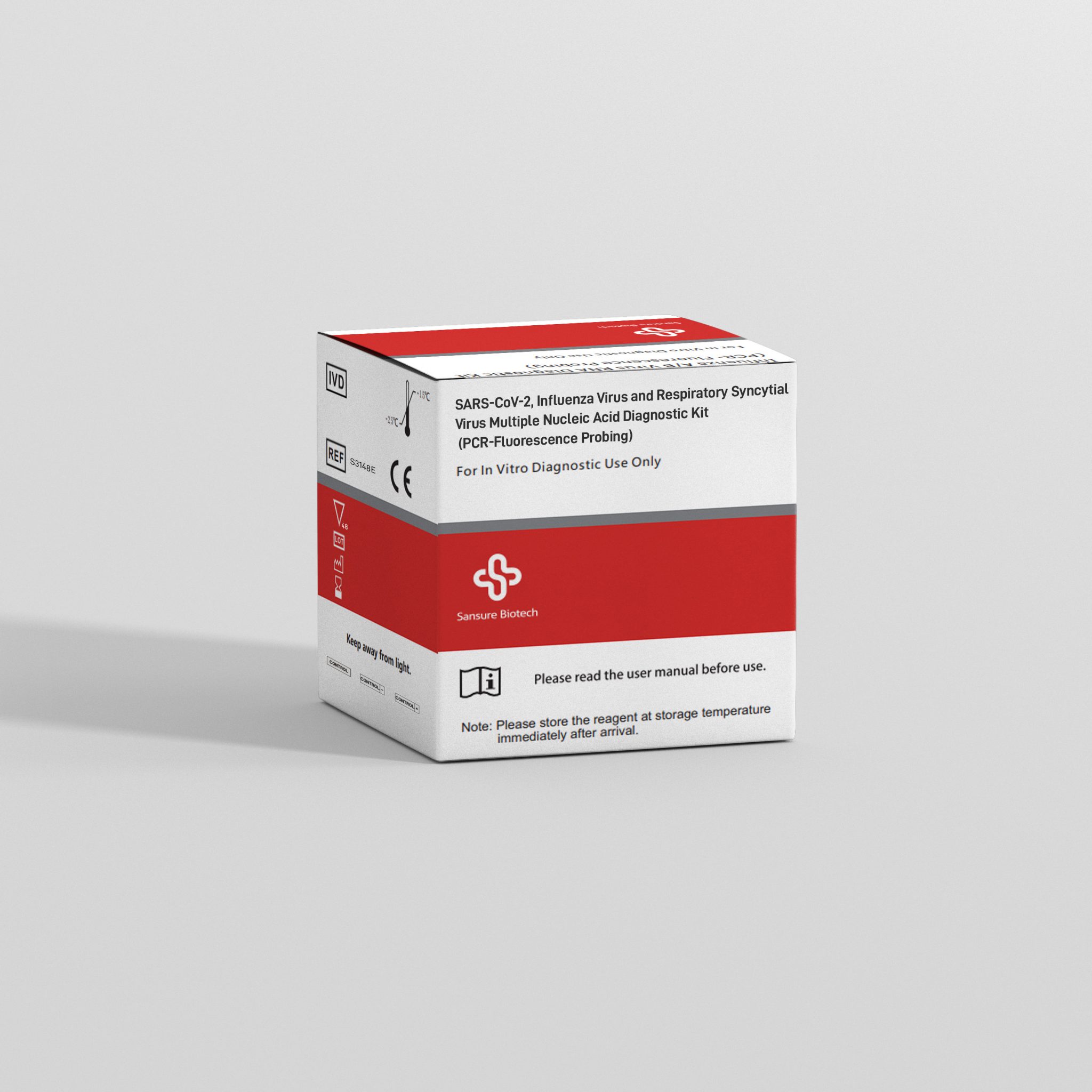 Trsuted Flu RSV Testing Solution S3148E SC2/Flu/RSV - Sansure